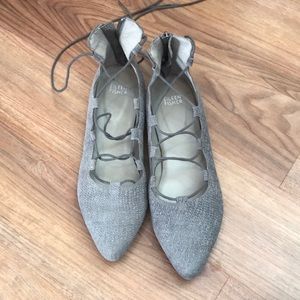 Eileen Fisher Lace-Up Sandals 9